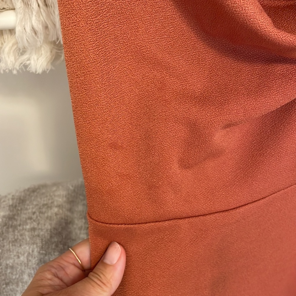 Birdy grey terracotta cowl neck dress - Picture 5 of 5